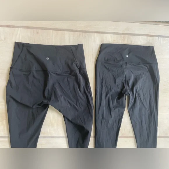 Lululemon Athletica Size 10 Black Capri Legging Bundle Size 10 - Picture 4 of 12